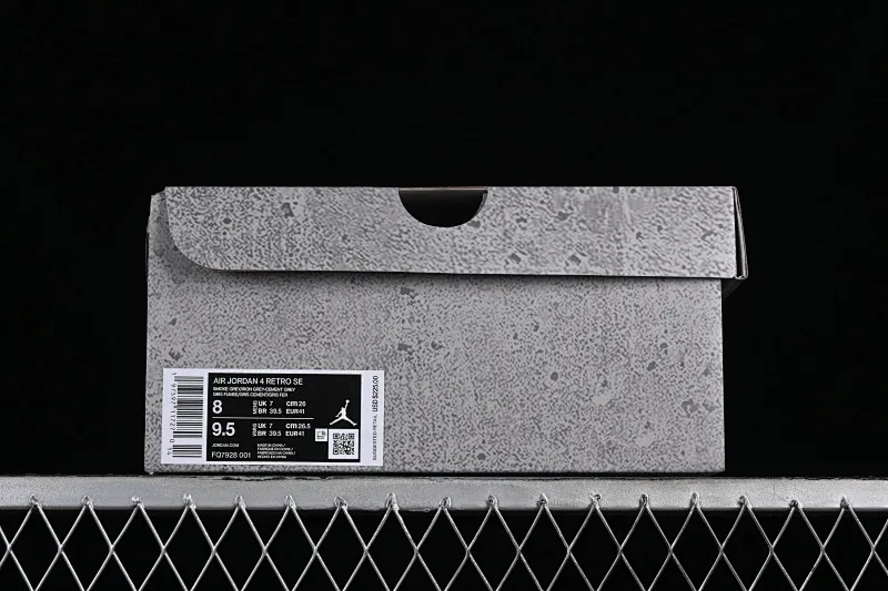 All categories Air Jordan Jordan series basketball shoes Air Jordan 4 Air Jordan 4 Retro SE "Paris Olympics" AJ4 Joe 4 smoke gray FQ7928-001